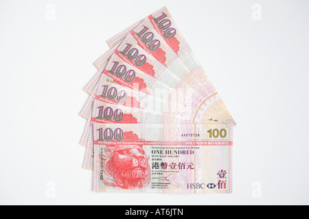 Le Dollar de Hong Kong, Close up Banque D'Images