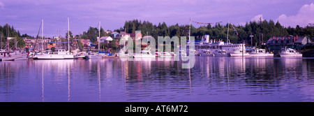 L'Princess Resort et un port de plaisance dans le village d'Ucluelet, sur l'île de Vancouver, British Columbia Canada Banque D'Images