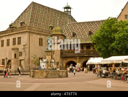 L'Ancienne Douane, Koifhus en place de l'ancienne douane, Colmar, Alsace, France Banque D'Images