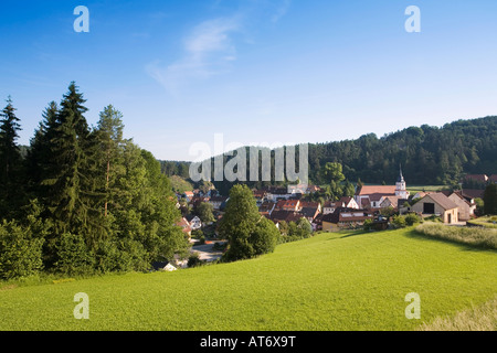 Allemagne, Bavière, Obertrubach Banque D'Images