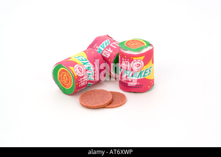 Haw Flakes Bonbons enfants chinois Banque D'Images