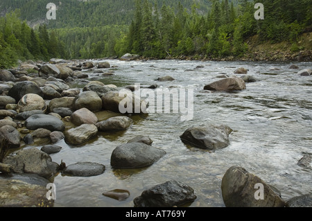 La rivière Ste-Marguerite Saguenay Québec Canada Banque D'Images