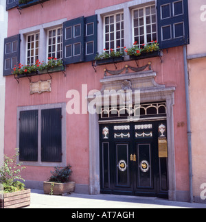 La maison où Ludwig van Beethoven est né en 1770 - Bonn Allemagne Banque D'Images