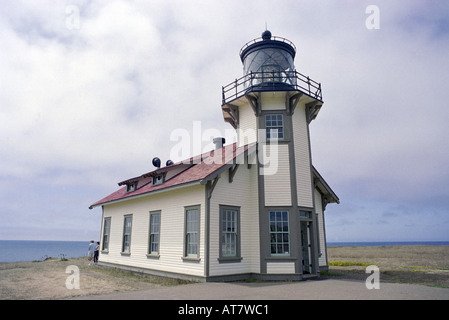 Le phare de Point Cabrillo Mendocino County Californie CA USA Banque D'Images