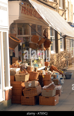 High Street Market Harborough Leicestershire Angleterre U K Banque D'Images