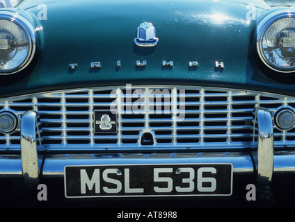 Triumph TR3 classic car Banque D'Images