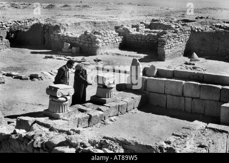Koweït Les fouilles archéologiques de l'île de Failaka l'invasion de l'Iraq avant Banque D'Images