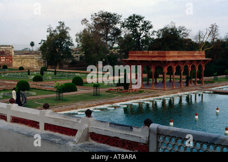 Lahore Punjab Pakistan Jardins Shalimar construits par Shah Jahan 1641-1642 Banque D'Images