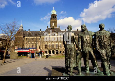 Pays-bas Rotterdam South Holland Zuid Holland Mairie Banque D'Images