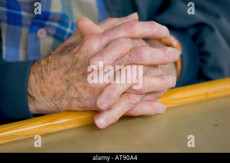 Activités Senior au Maximo Gomez Park quartier Little Havana Miami Floride Calle Ocho Banque D'Images