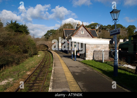 Old Great Western Railway Station Bere Ferrers Devon, Angleterre Banque D'Images