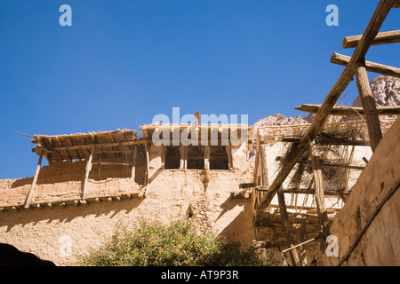 St Katherine, péninsule du Sinaï, Égypte l'intérieur 6ème siècle Monastère St Catherine s avec la forteresse murs au-dessus burning bush Banque D'Images