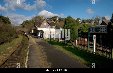 Old Great Western Railway Station Bere Ferrers Devon, Angleterre Banque D'Images