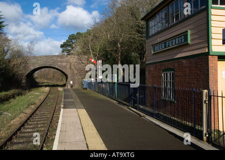 Old Great Western Railway Station Bere Ferrers Devon, Angleterre Banque D'Images