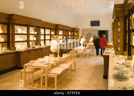 Danemark Copenhague intérieur de porcelaine Royal Copenhagen shop sur Stroget Banque D'Images