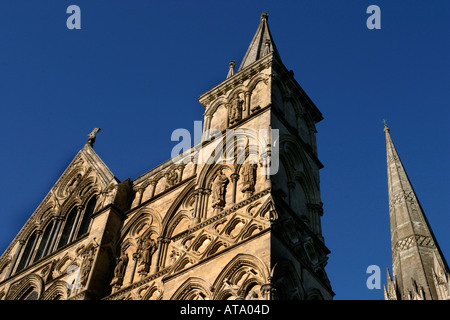 La cathédrale de Salisbury Salisbury Angleterre Banque D'Images