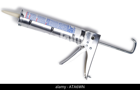 Pistolet à calfeutrer elevated view Banque D'Images