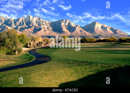 Image paysage d'un terrain de golf Banque D'Images