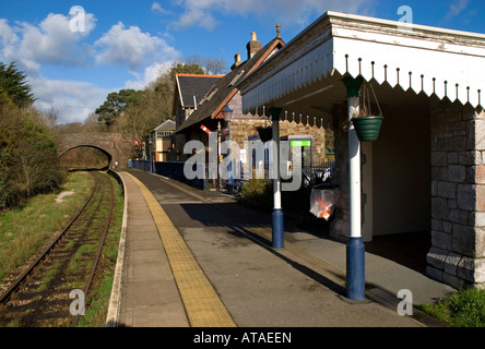 Old Great Western Railway Station Bere Ferrers Devon, Angleterre Banque D'Images