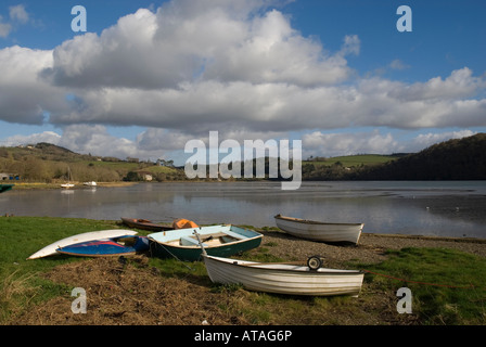 River Tavy Bere Ferrers Devon, Angleterre Banque D'Images