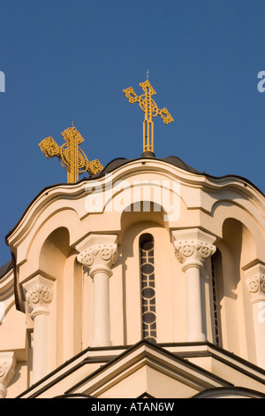 L'Eglise orthodoxe serbe de st Cyrille et Méthode Ljubljana Slovénie Banque D'Images