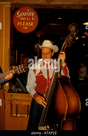 Syd maîtres et les cavaliers swing band, Syd Masters, Swing Riders band, country music band, trio, Albuquerque, Nouveau Mexique, comté de Bernalillo Banque D'Images