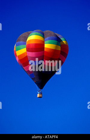 Ballon à air chaud, les ballons à air chaud, International Balloon Fiesta, balade en montgolfière, Albuquerque, comté de Bernalillo, New Mexico, United States Banque D'Images