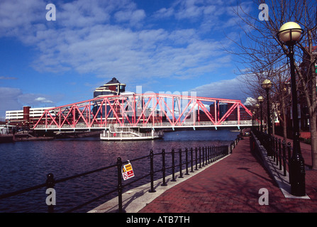 Salford Quays Manchester en Angleterre Banque D'Images