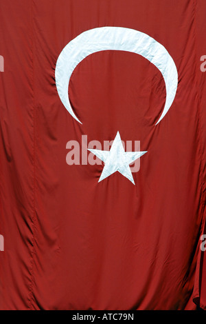 Drapeau de la Turquie, Turquie Banque D'Images