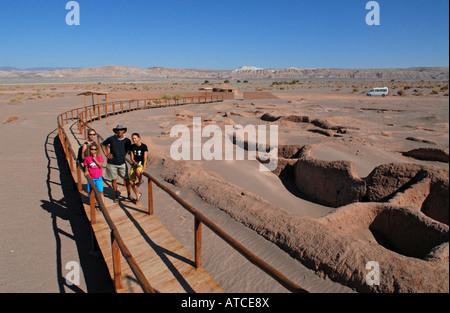 Tulor village ancien site archéologique désert d'Atacama au Chili Banque D'Images