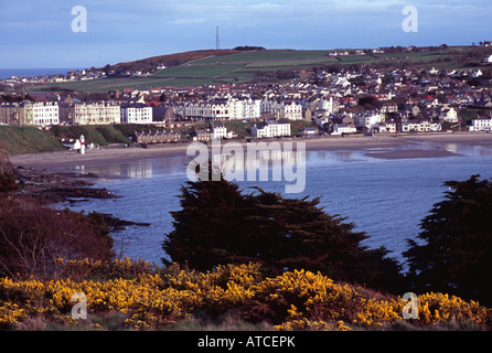 La baie de Port Erin Bradda Printing Head à l'île de Man Banque D'Images