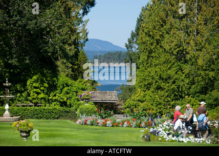 Les Butchart Gardens, Victoria, île de Vancouver, Colombie-Britannique, Canada Banque D'Images