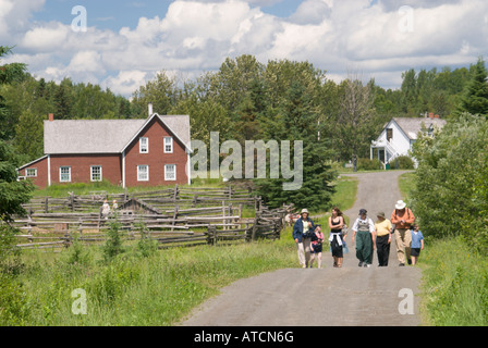 Gaspesian British Heritage Village, New Richmond, Québec, Canada Banque D'Images