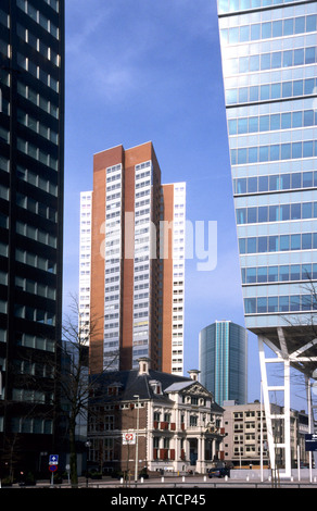 Pays-bas Rotterdam néerlandais Kop van Zuid Banque D'Images
