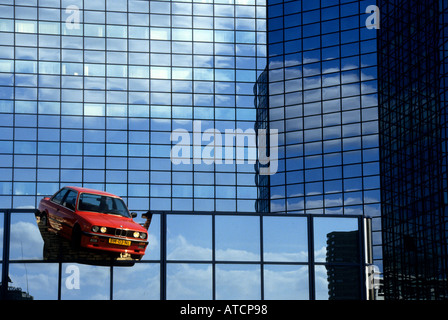 Pays-bas Rotterdam Hollande BMW Banque D'Images