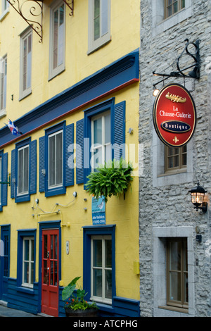 La basse-ville, Ville de Québec, Canada Banque D'Images