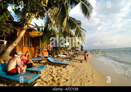 Plage de l'Île Sri Lanka Asie Asie Orient oriental Galle tropical Banque D'Images