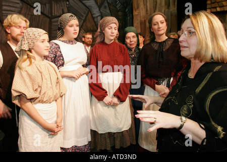 Indiana,porter County,Chesterton,4th Street Theatre,théâtre,Fiddler on the Roof,acteur,actrice,scène,personnage,jouer réalisateur,IN061007132 Banque D'Images