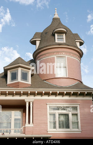 Wisconsin Kenosha County,Kenosha,Library Park Historic District,Urban J. Lewis House,maisons,1892 Queen Anne style,WI061002080 Banque D'Images