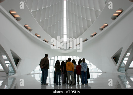 Milwaukee Wisconsin, Milwaukee Art Museum, histoire, Quadracci Pavilion, étudiants sur le terrain, classe, instruction, éducation, WI061014010 Banque D'Images