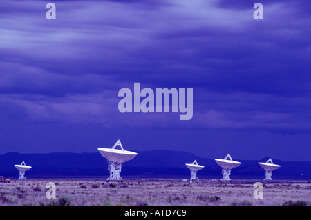 L'Observatoire de radio à San Agustin Nouveau Mexique États-Unis Banque D'Images