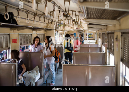 À Bangkok Hua Hin Thaïlande Transport ferroviaire Banque D'Images