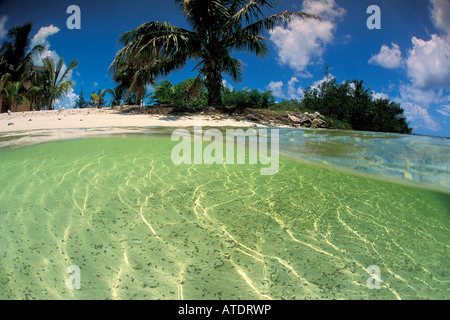 South Bimini Bahamas Océan Atlantique Banque D'Images