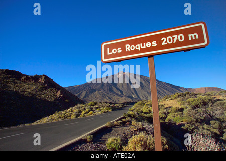 Los Roques de Garcia, Parque Nacional del Teide, Tenerife, Canaries, Espagne Banque D'Images