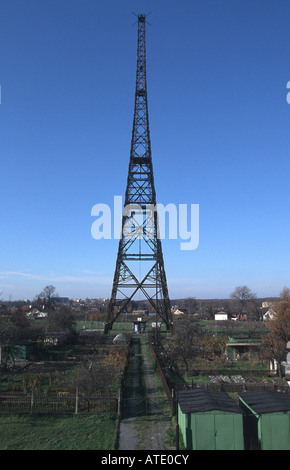 La Tour Radio de Gliwice (Sender Gleiwitz), Pologne Banque D'Images