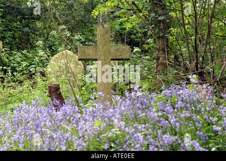 Nunhead cemetery dans le sud de Londres Banque D'Images