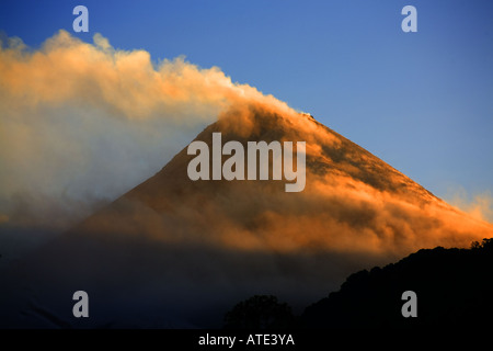 Mt. Merapi, Java, Indonésie Banque D'Images