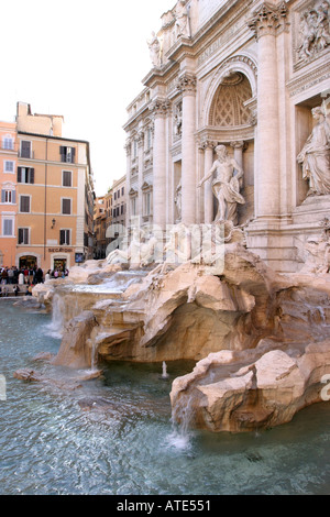 Fontaine de Trevi à Rome, Italie Banque D'Images