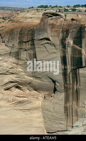 Canyon de Chelly - les quatre coins - Arizona - USA mur du Canyon Banque D'Images