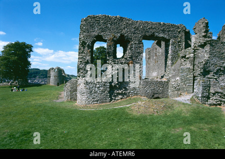 Parmi les ruines éparses de 14e siècle le château de Kendal naissance de Catherine Parr le dernier de Henry VIII s six épouses Banque D'Images